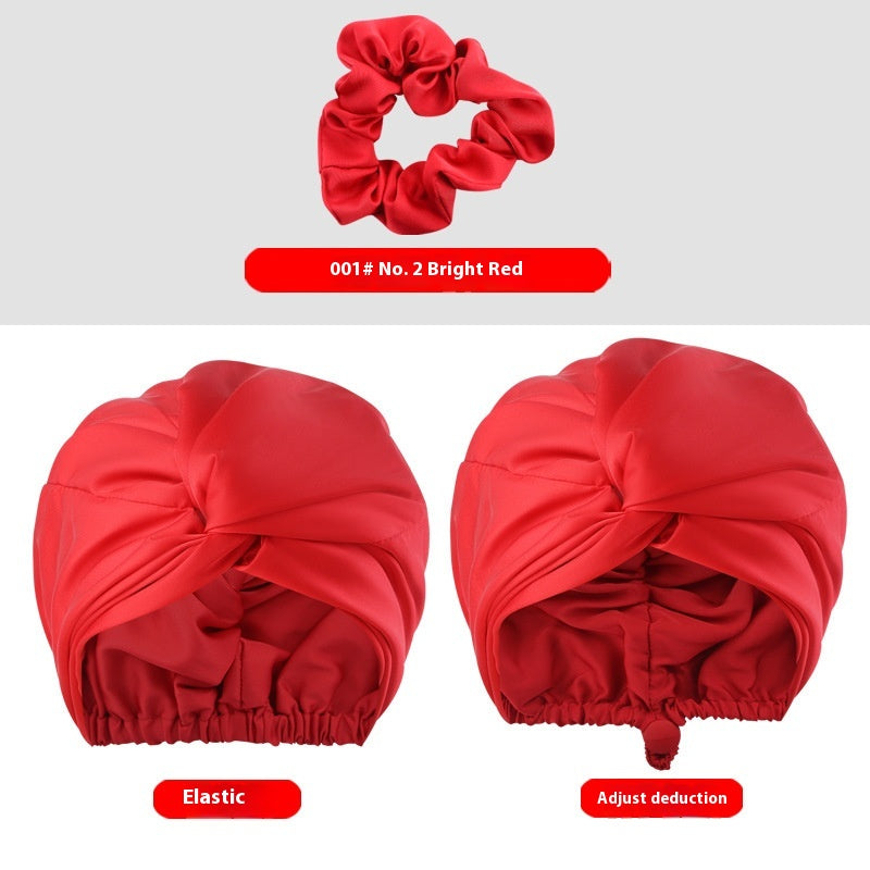 Bonnet Maquillage Soie Ajustable Double Couche - BMYANY