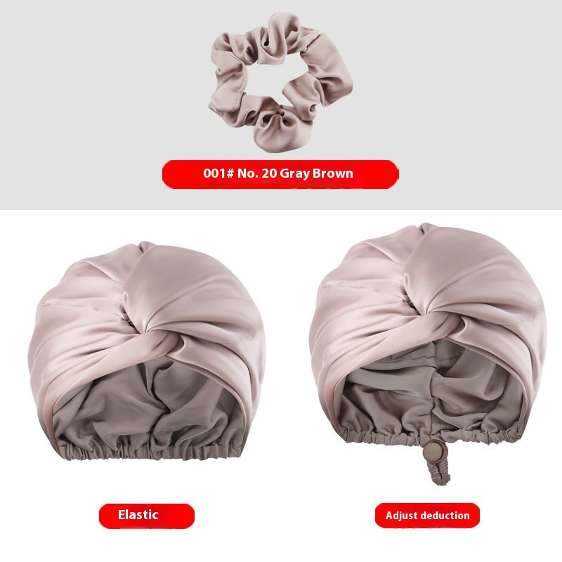Bonnet Maquillage Soie Ajustable Double Couche - BMYANY