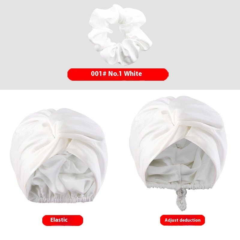 Bonnet Maquillage Soie Ajustable Double Couche - BMYANY