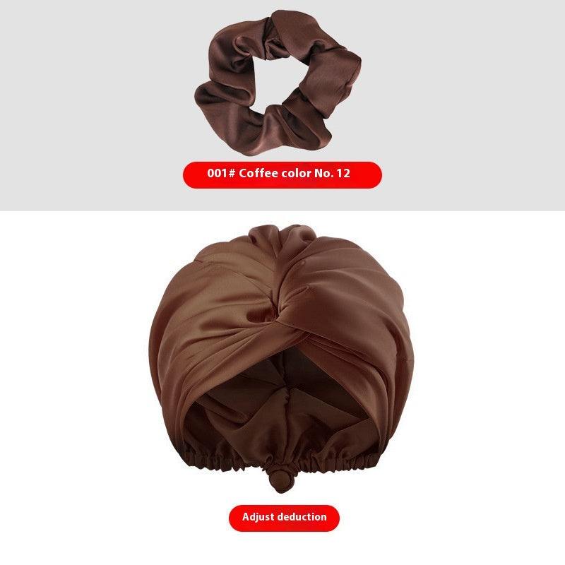 Bonnet Maquillage Soie Ajustable Double Couche - BMYANY