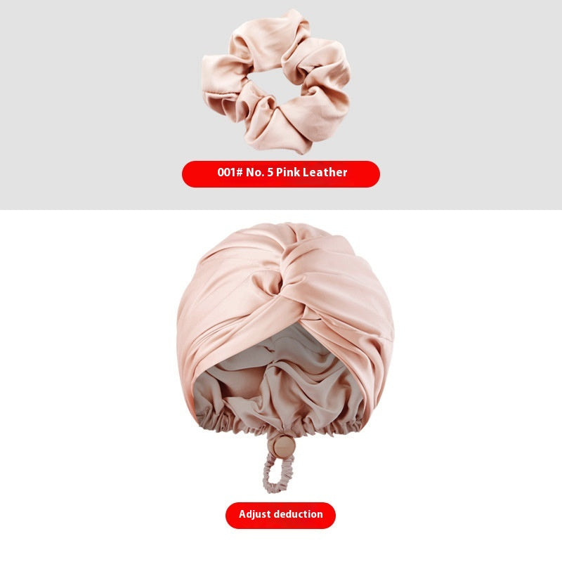 Bonnet Maquillage Soie Ajustable Double Couche - BMYANY