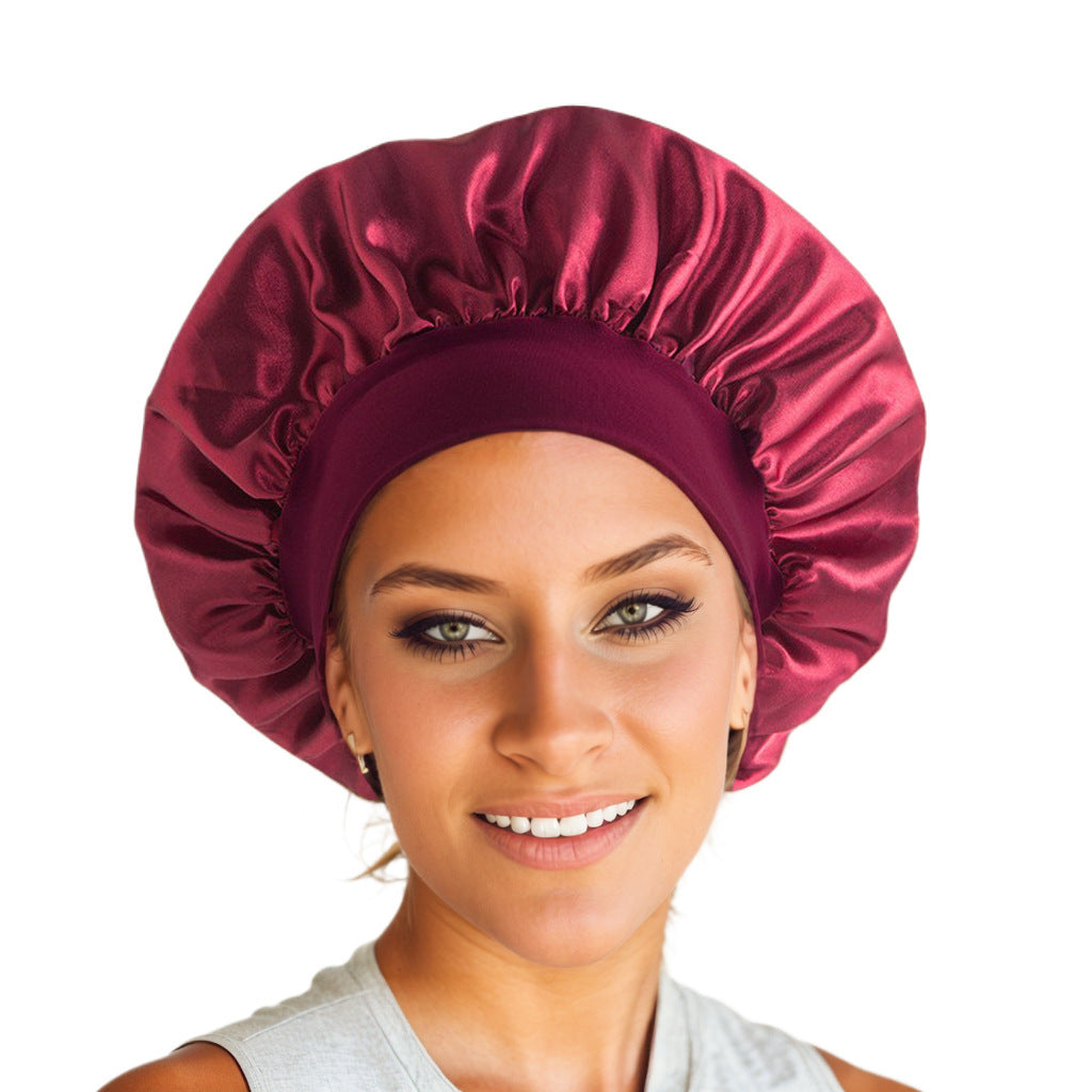 Bonnet de Soin Élastique à Large Bord pour Femmes - BMYANY