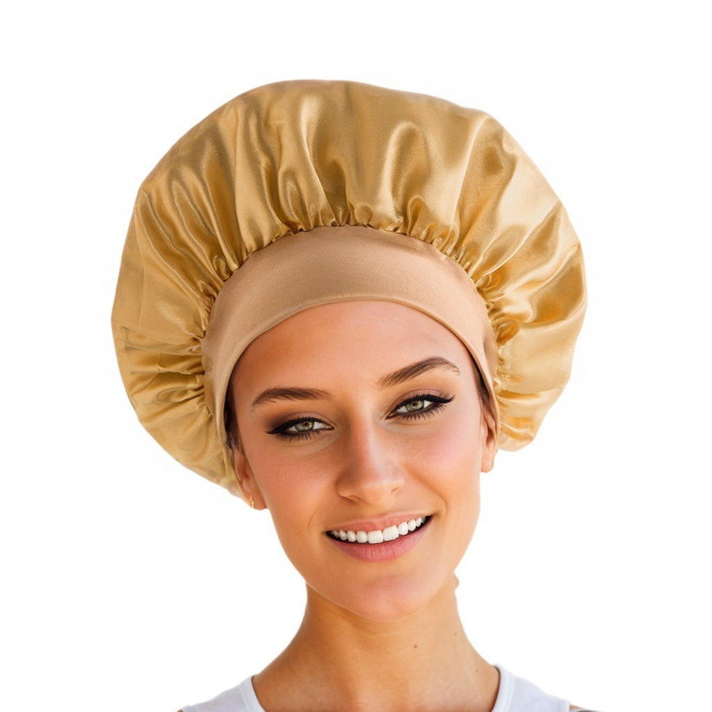Bonnet de Soin Élastique à Large Bord pour Femmes - BMYANY