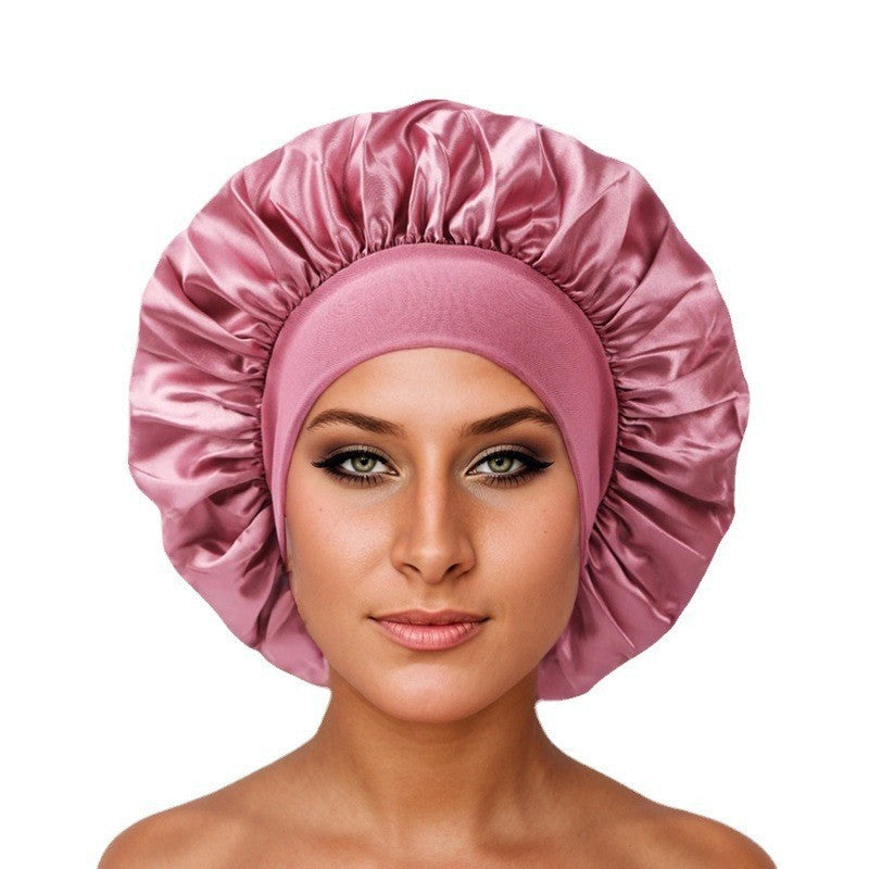 Bonnet de Soin Élastique à Large Bord pour Femmes - BMYANY