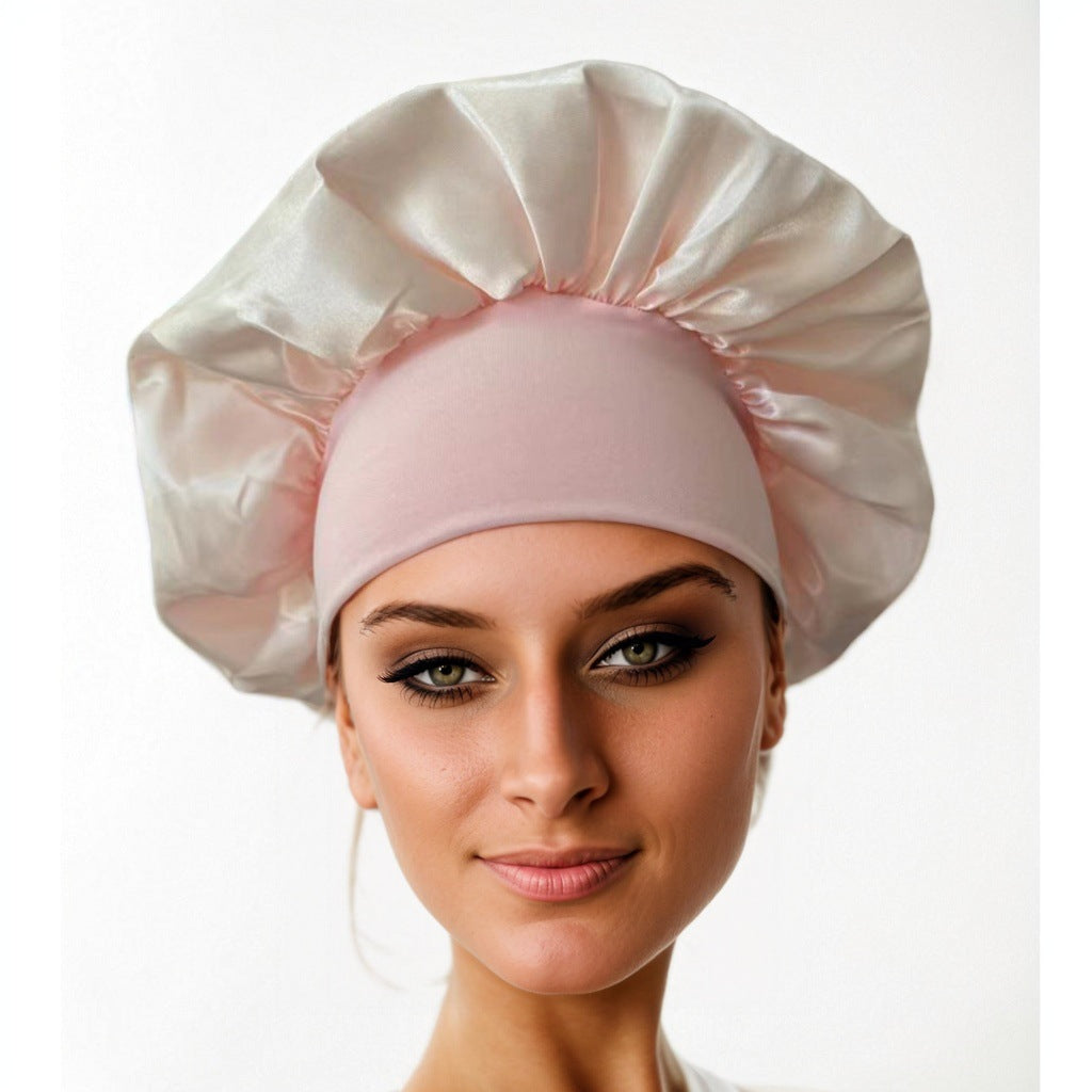 Bonnet de Soin Élastique à Large Bord pour Femmes - BMYANY