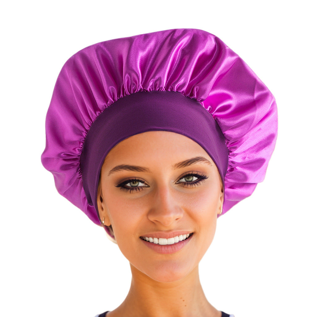 Bonnet de Soin Élastique à Large Bord pour Femmes - BMYANY