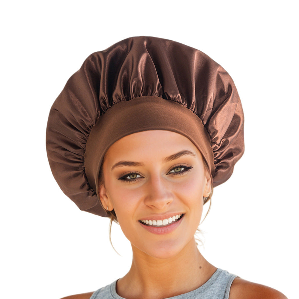 Bonnet de Soin Élastique à Large Bord pour Femmes - BMYANY