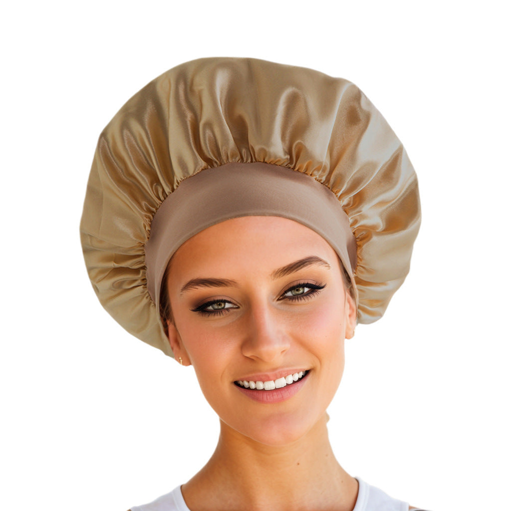 Bonnet de Soin Élastique à Large Bord pour Femmes - BMYANY