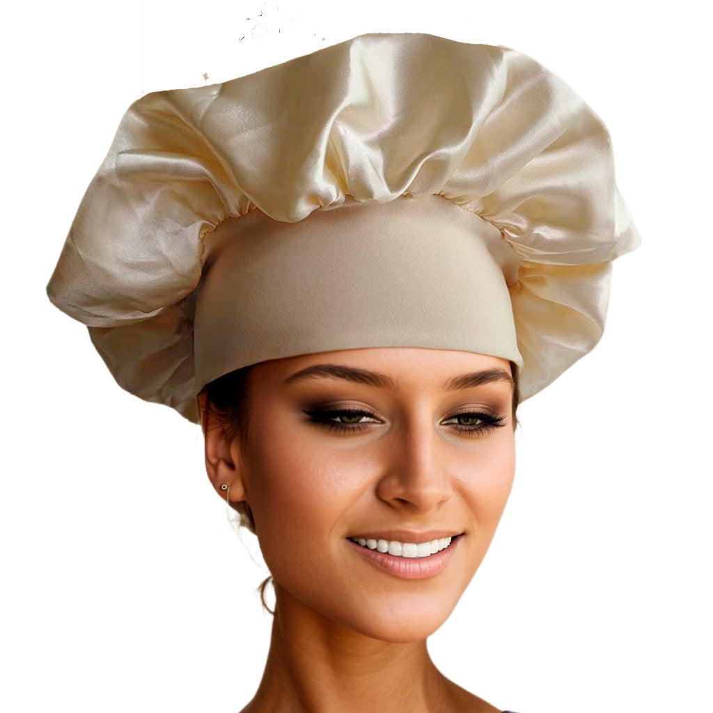 Bonnet de Soin Élastique à Large Bord pour Femmes - BMYANY