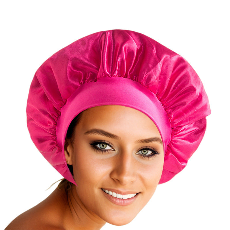Bonnet de Soin Élastique à Large Bord pour Femmes - BMYANY