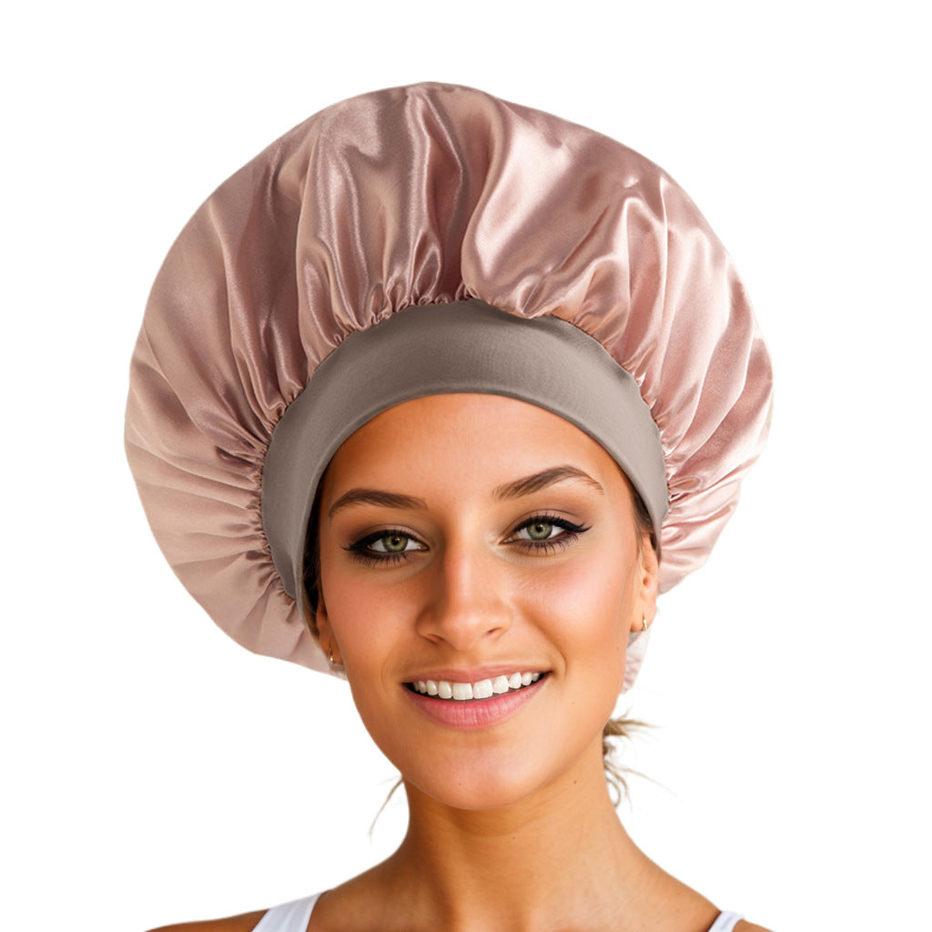 Bonnet de Soin Élastique à Large Bord pour Femmes - BMYANY