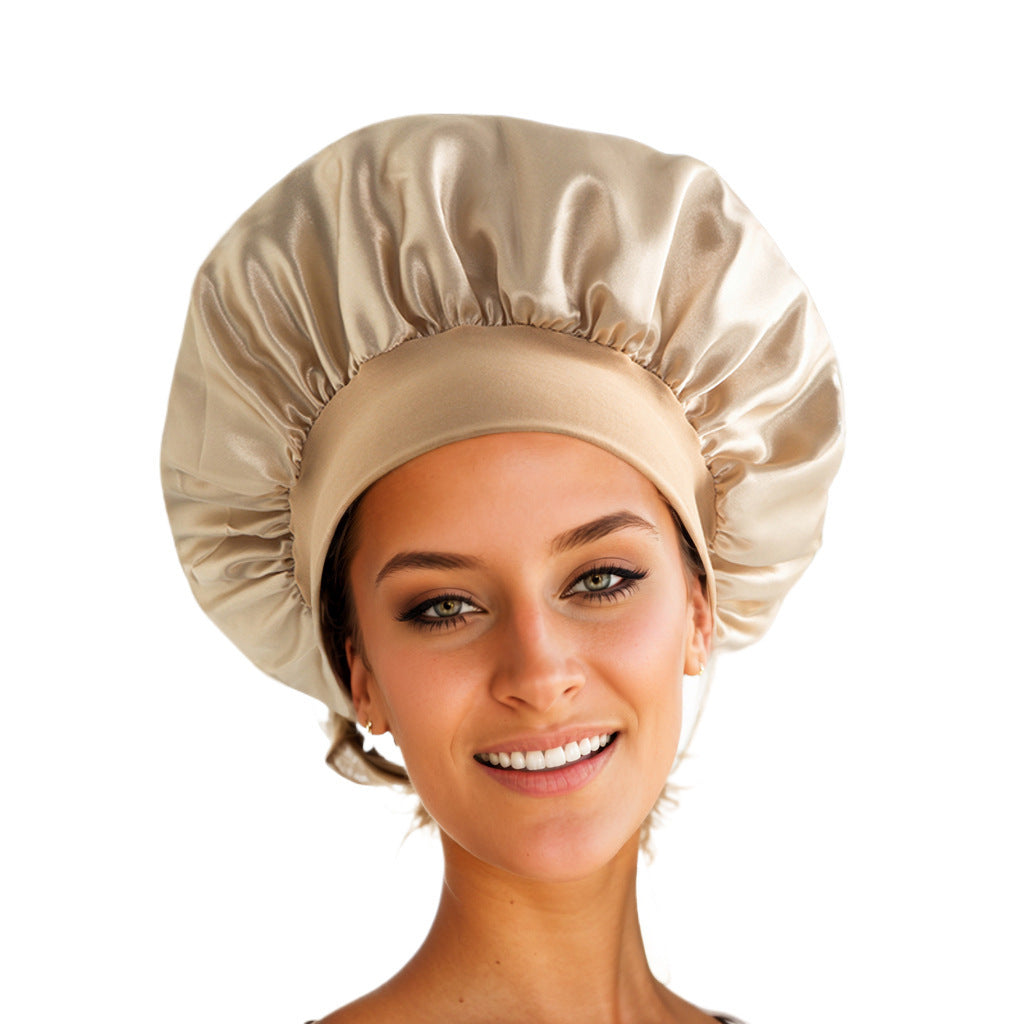 Bonnet de Soin Élastique à Large Bord pour Femmes - BMYANY