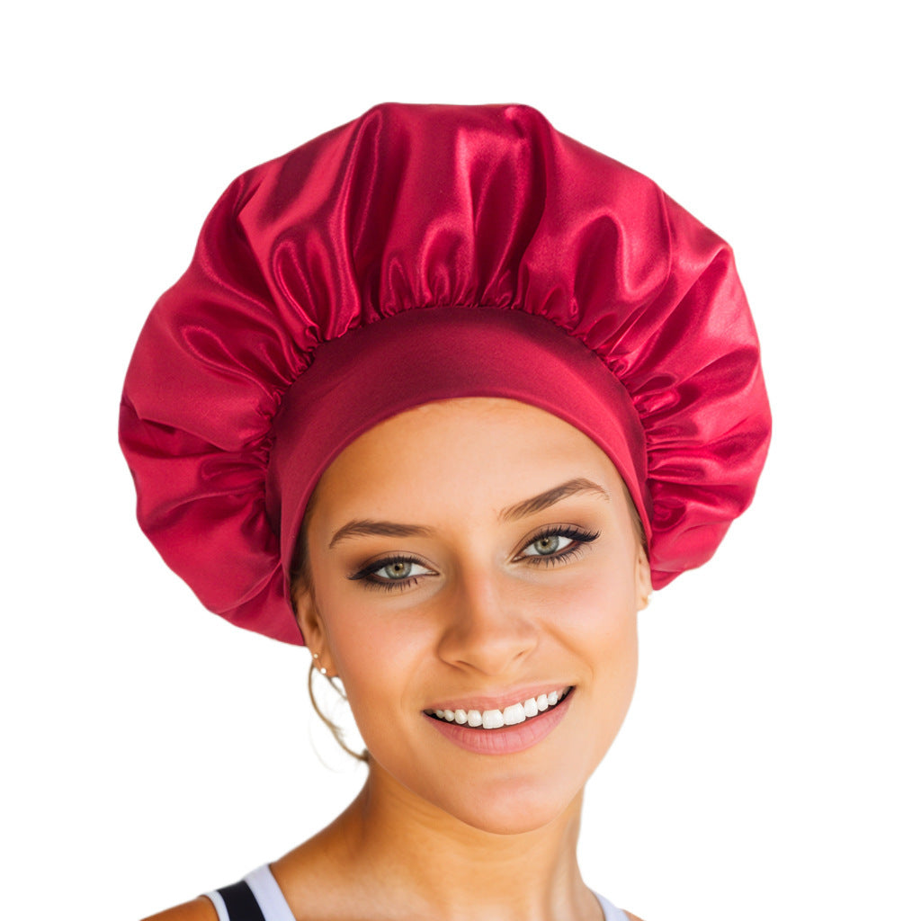 Bonnet de Soin Élastique à Large Bord pour Femmes - BMYANY