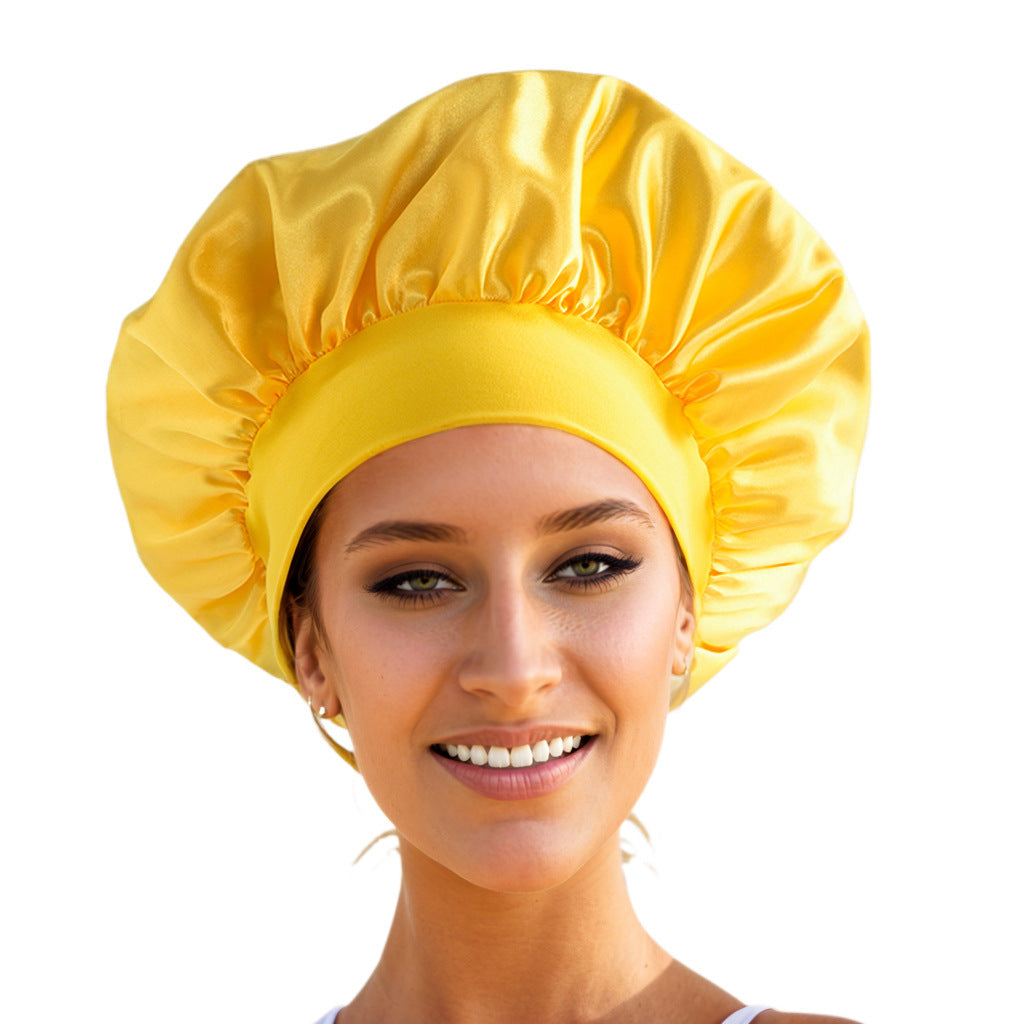 Bonnet de Soin Élastique à Large Bord pour Femmes - BMYANY