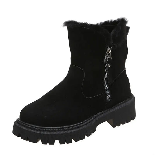 Bottes de Neige Femme Doublées Velours Chaudes Grande Taille - BMYANY