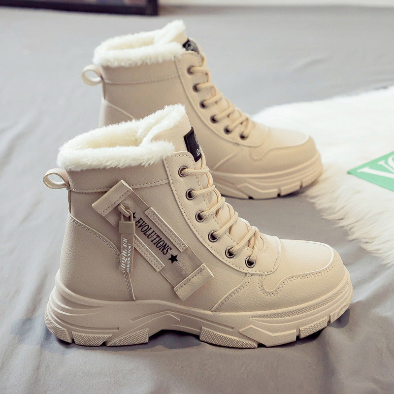 Bottes de Neige Fourrées Chaudes Grande Taille Femme - BMYANY