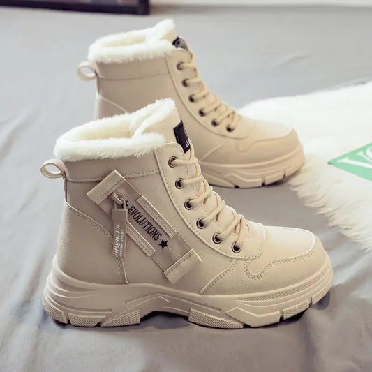 Bottes de Neige Fourrées Chaudes Grande Taille Femme - BMYANY