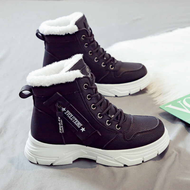 Bottes de Neige Fourrées Chaudes Grande Taille Femme - BMYANY