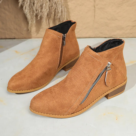 Bottines Femme Daim Style Européen - BMYANY