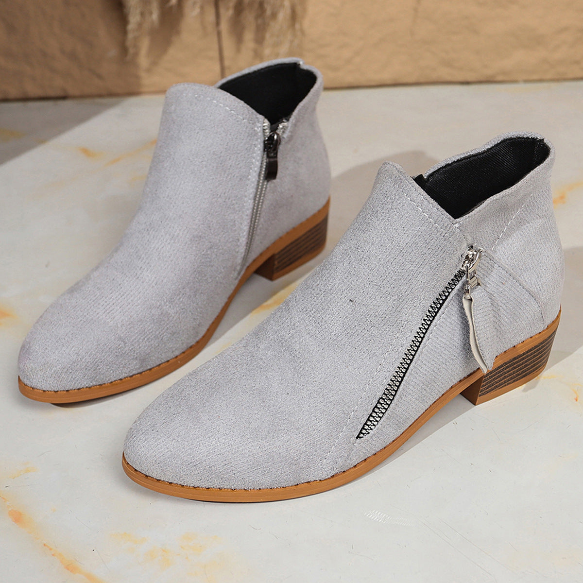 Bottines Femme Daim Style Européen - BMYANY