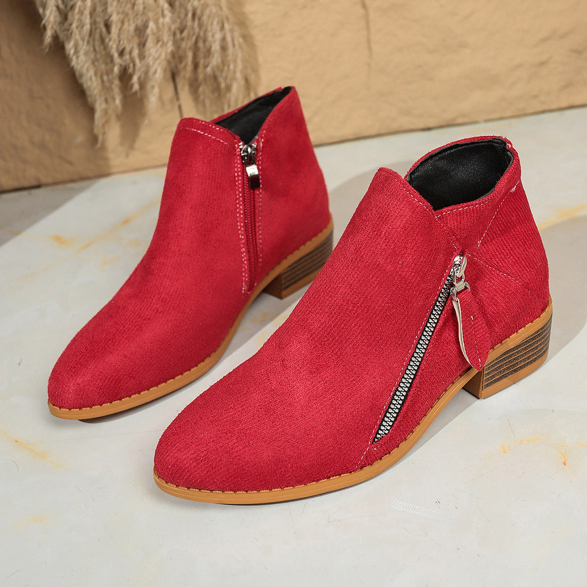 Bottines Femme Daim Style Européen - BMYANY