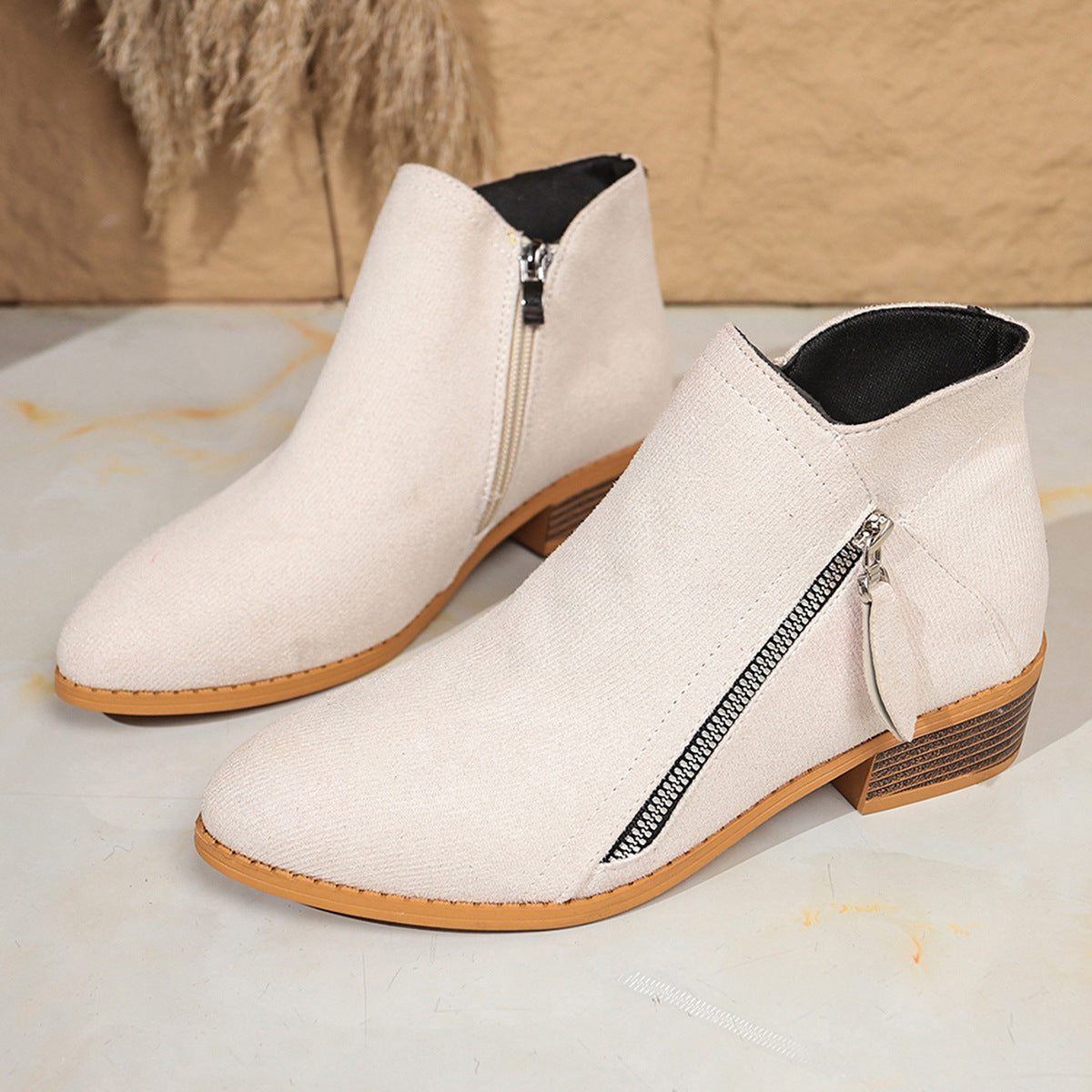Bottines Femme Daim Style Européen - BMYANY