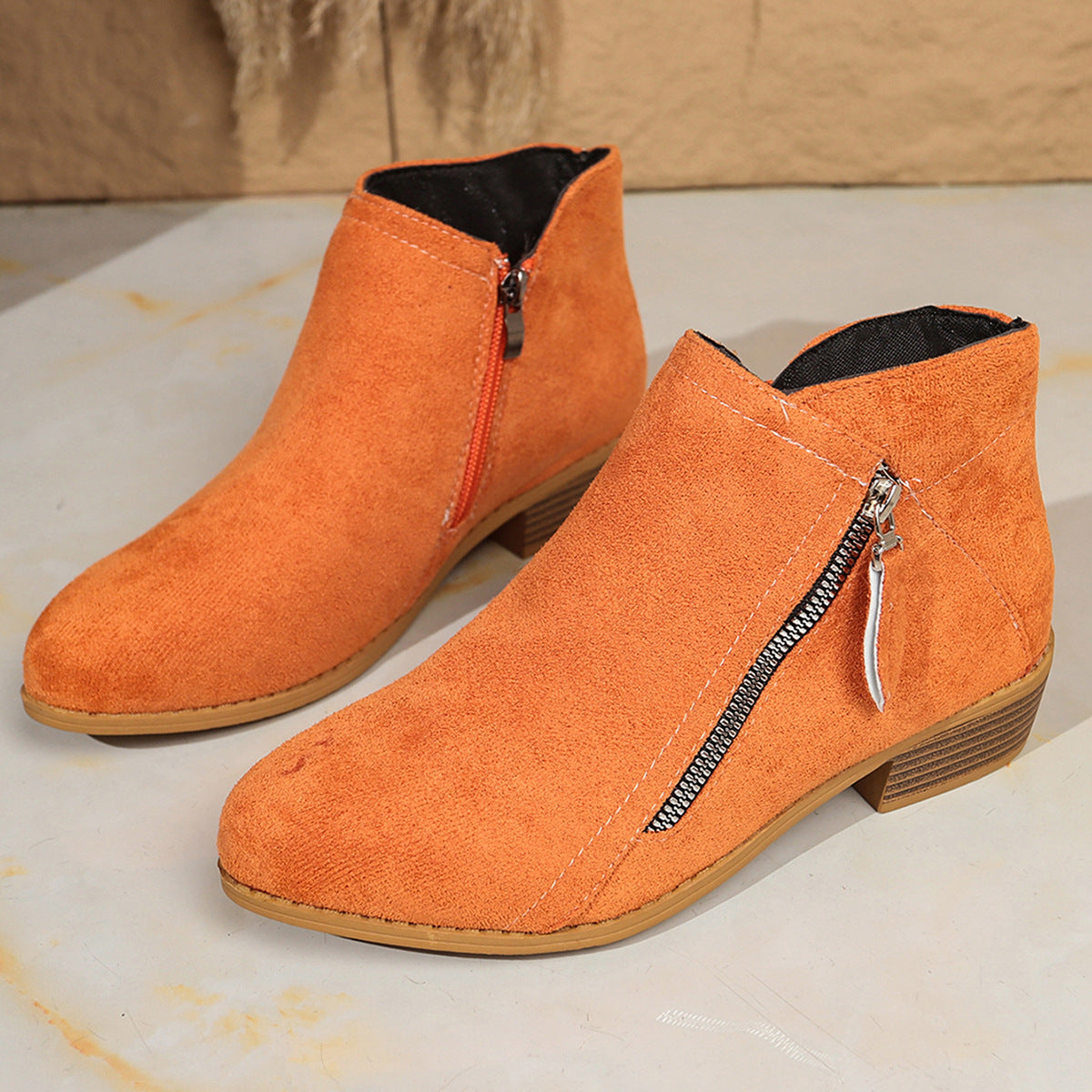 Bottines Femme Daim Style Européen - BMYANY