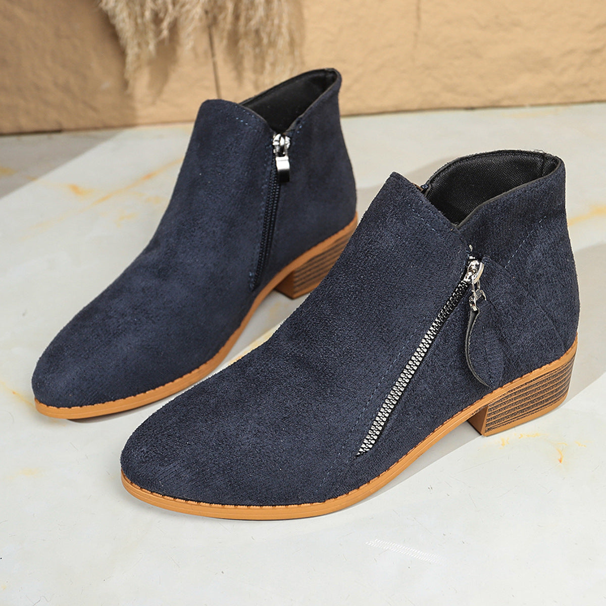 Bottines Femme Daim Style Européen - BMYANY