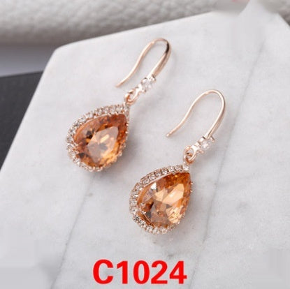 Boucles d'Oreilles Goutte d'Eau - Bijou Élégant Femme - BMYANY