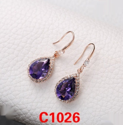 Boucles d'Oreilles Goutte d'Eau - Bijou Élégant Femme - BMYANY
