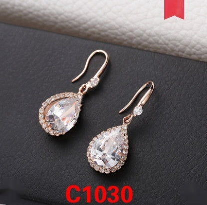 Boucles d'Oreilles Goutte d'Eau - Bijou Élégant Femme - BMYANY
