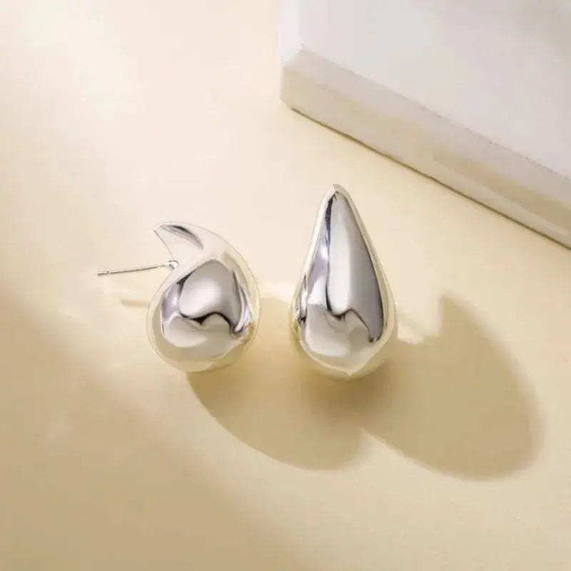 Boucles d’Oreilles Vintage Dorées Fleurs Femmes - Design Français Mat - BMYANY