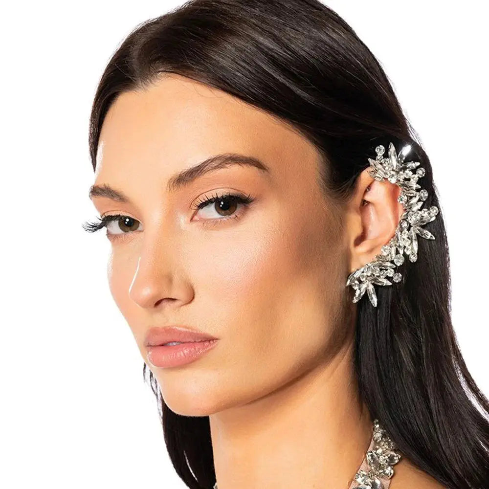 Boucles d'oreilles de luxe pour piercing, bohème scintillants, cristal Femmes - BMYANY