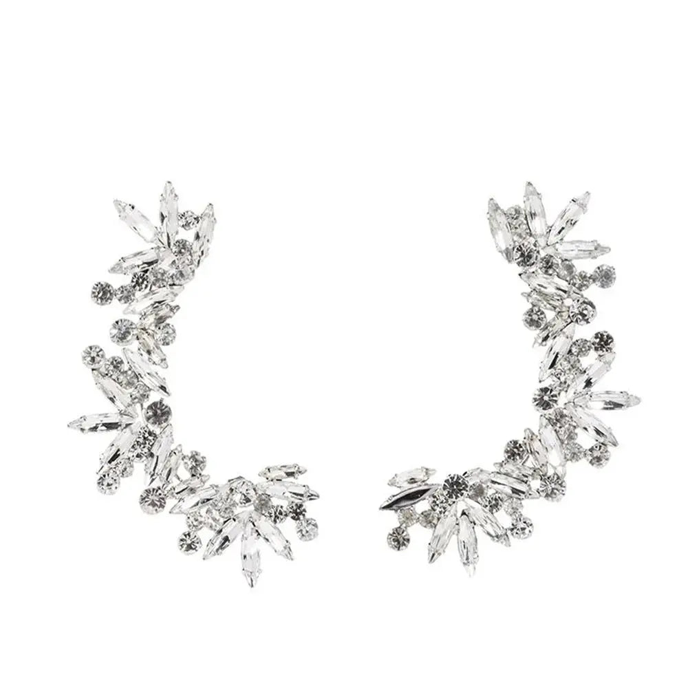 Boucles d'oreilles de luxe pour piercing, bohème scintillants, cristal Femmes - BMYANY