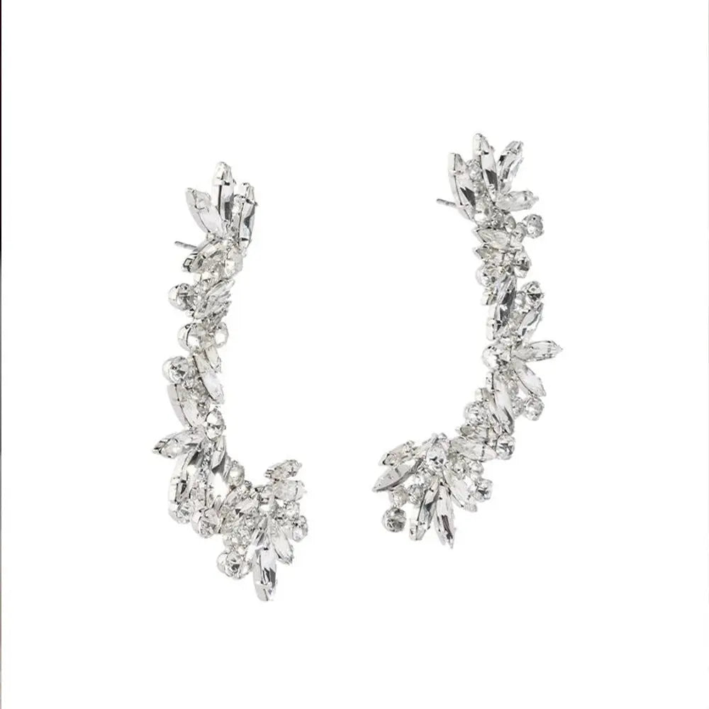 Boucles d'oreilles de luxe pour piercing, bohème scintillants, cristal Femmes - BMYANY