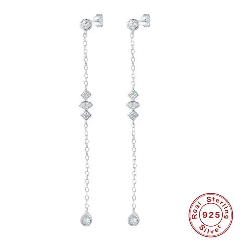 Boucles d'oreilles en argent 925 pour femmes - BMYANY