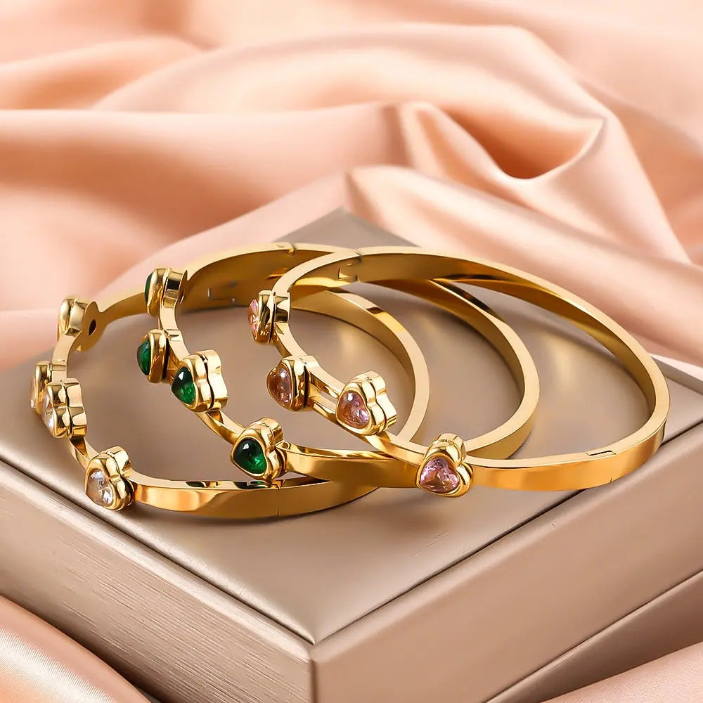 Bracelet Acier Femmes  en avec cristaux - BMYANY