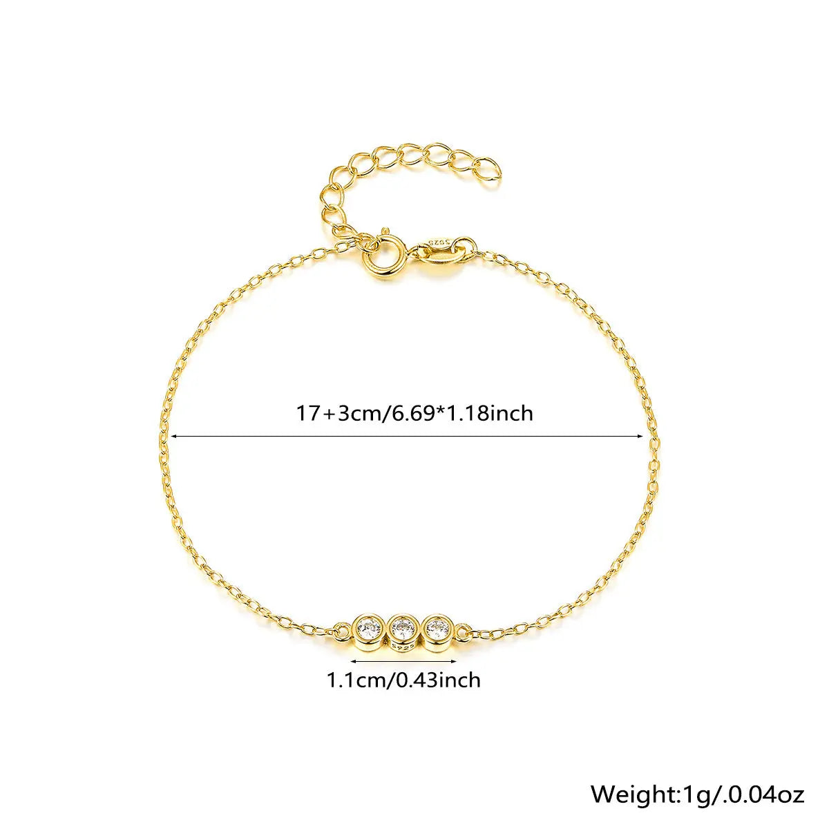 Bracelet Argent 925 Géométrique Femme - Style Européen Moderne - BMYANY