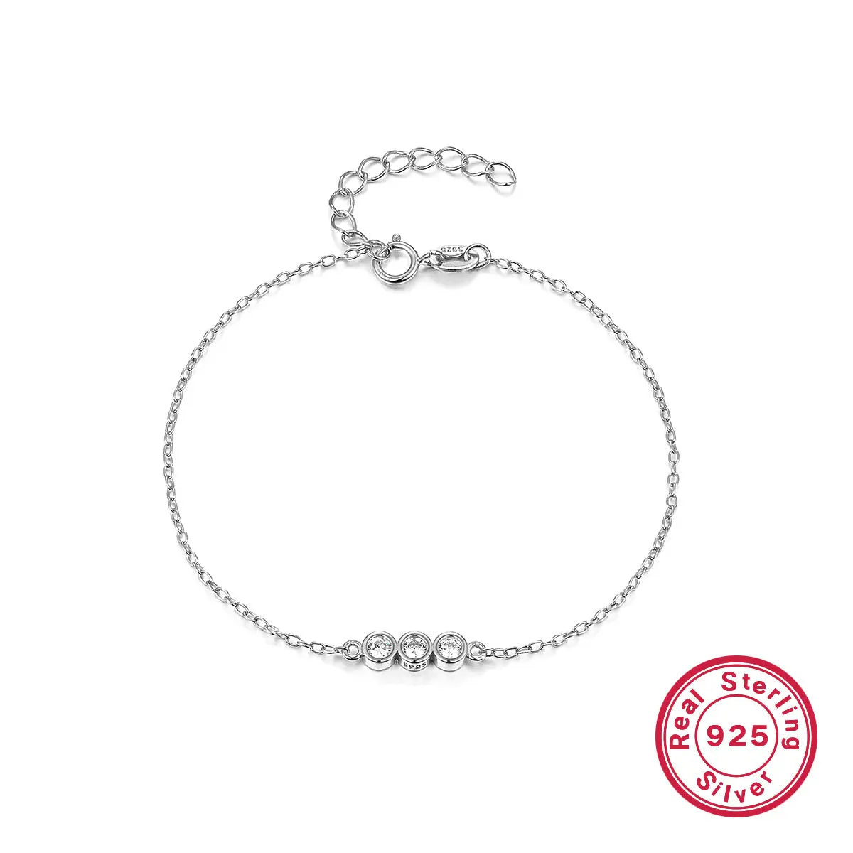 Bracelet Argent 925 Géométrique Femme - Style Européen Moderne - BMYANY