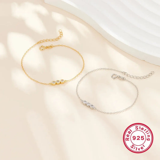 Bracelet Argent 925 Géométrique Femme - Style Européen Moderne - BMYANY