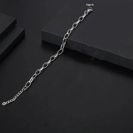 Bracelet Chaîne en Acier Inoxydable Forme Spéciale Hip Hop pour Homme - BMYANY