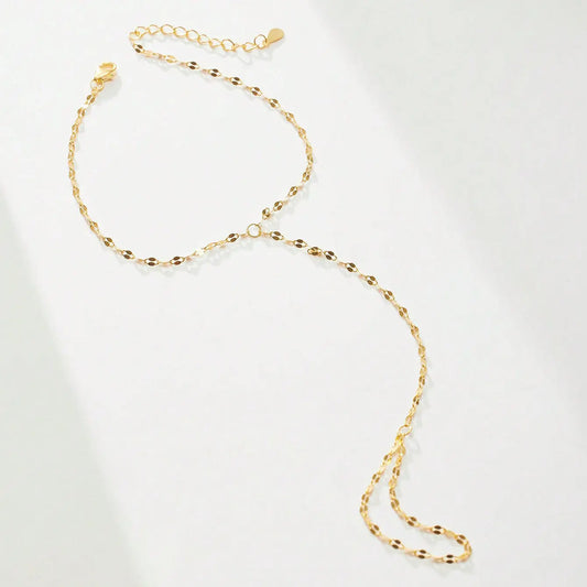 Bracelet Chaîne Élégante Minimaliste Doré - Style Moderne - BMYANY