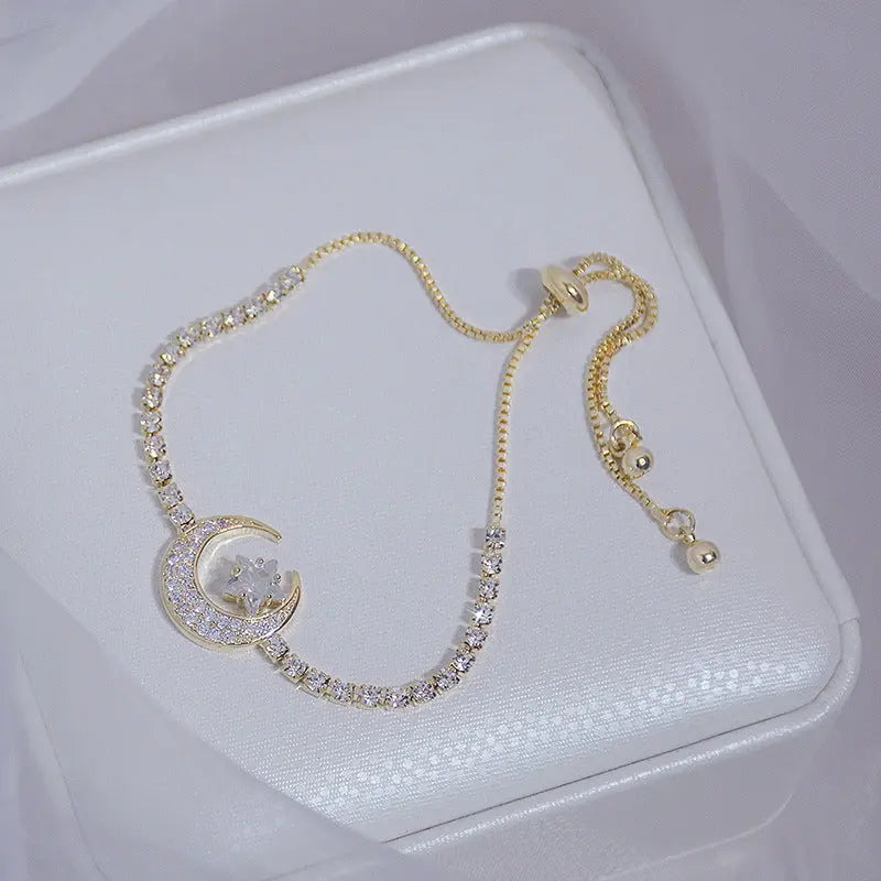 Bracelet Femme Zircon Raffiné Style Coréen Élégant - BMYANY
