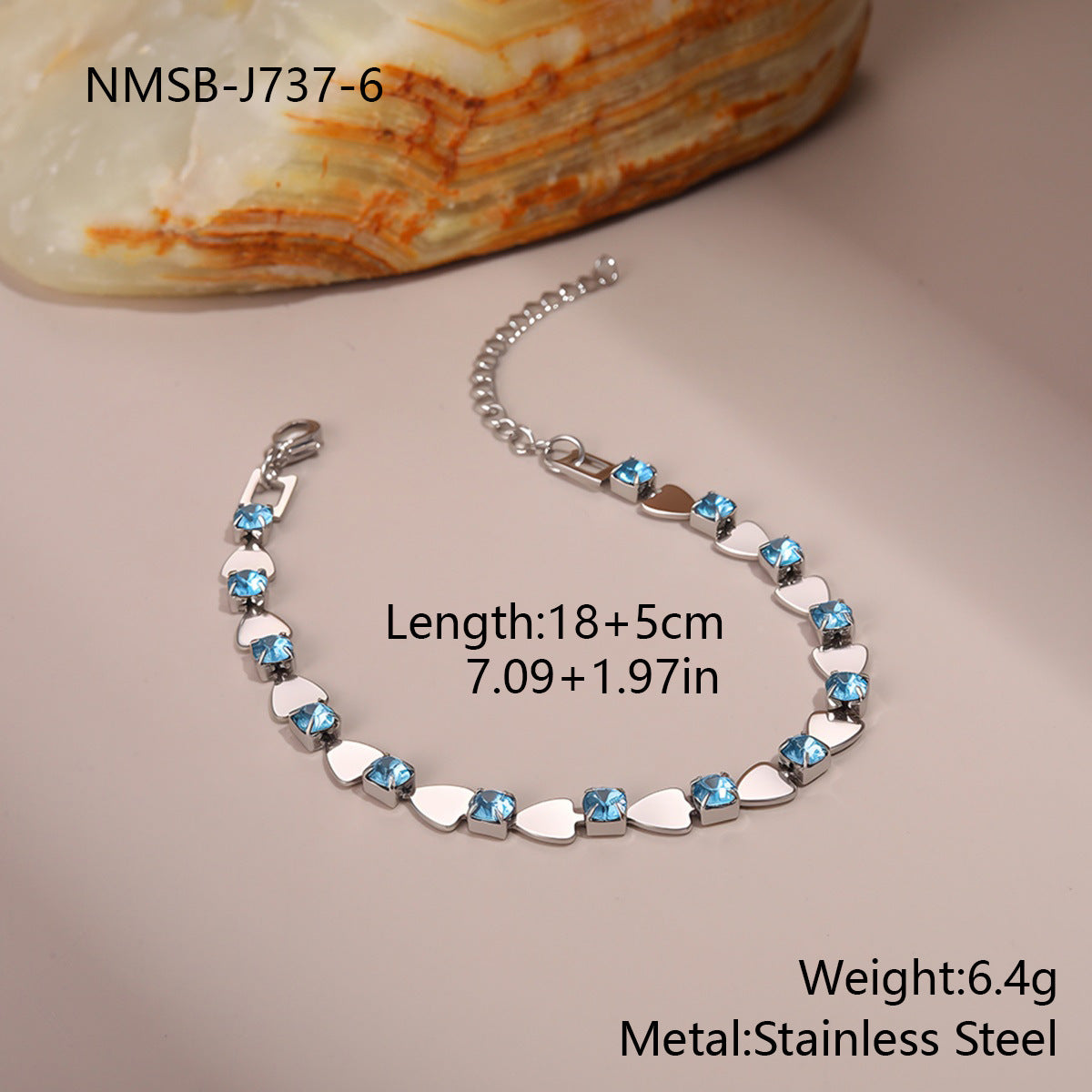 Bracelet Femmes Zircon Coloré - Bijou Élégant Haute Qualité Anti Décoloration - BMYANY