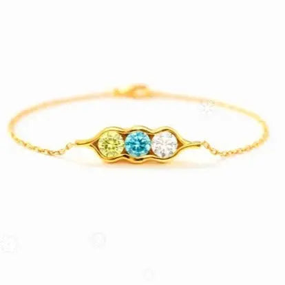 Bracelet Petit Pois Simple pour Fête des Mères - BMYANY