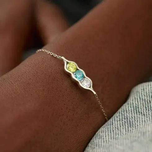 Bracelet Petit Pois Simple pour Fête des Mères - BMYANY