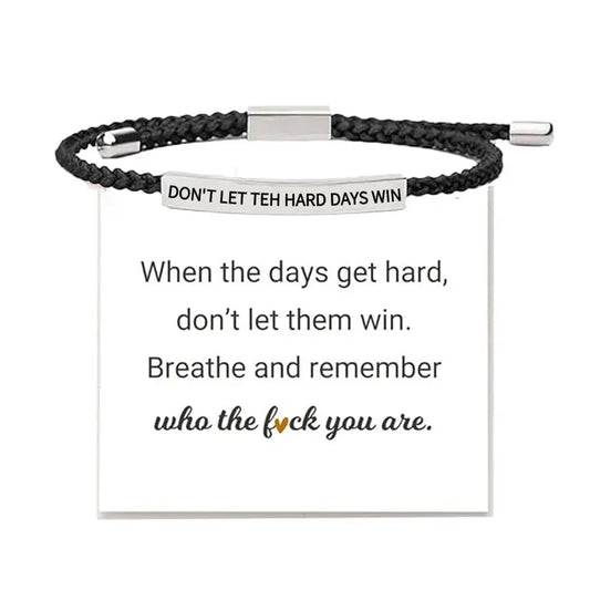 Bracelet Tressé Gravé Acier Inoxydable - BMYANY