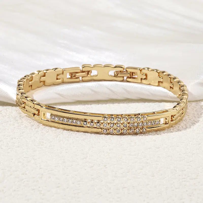 Bracelet Zircon Micro Incrusté - Style Japonais Coréen Simple Tempérament - BMYANY
