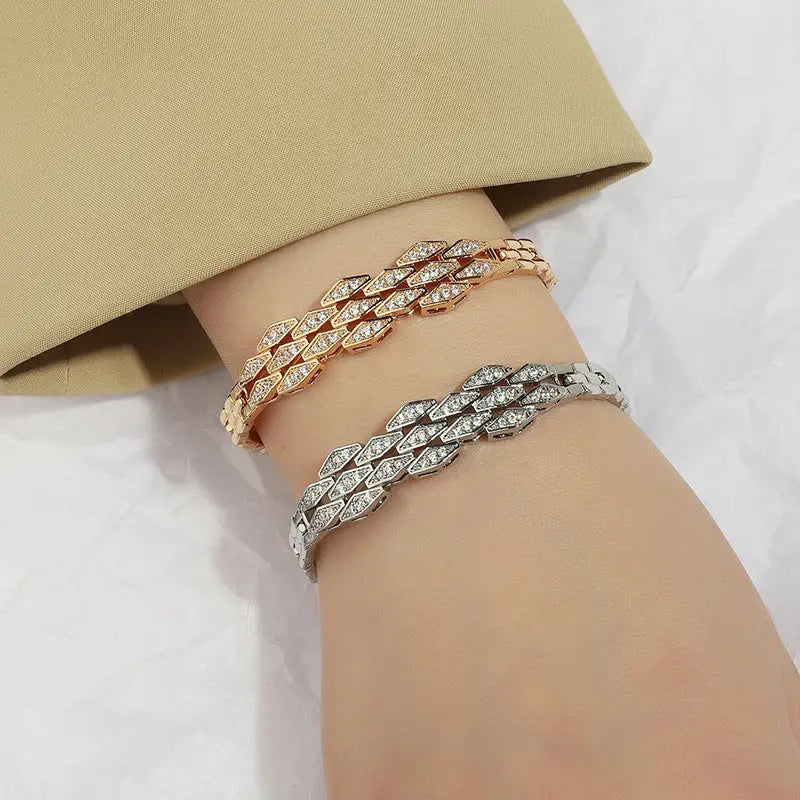 Bracelet Zircon Micro Incrusté - Style Japonais Coréen Simple Tempérament - BMYANY