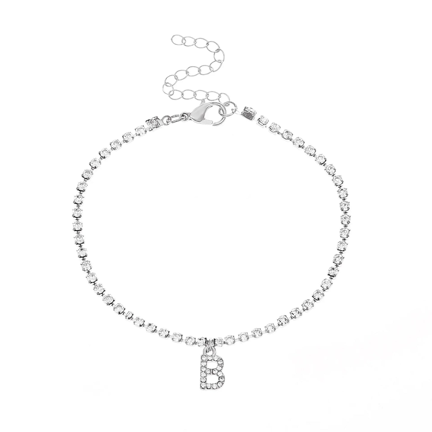 Bracelet de Cheville Hip Hop 26 Lettres Anglaises Créative Plage - BMYANY
